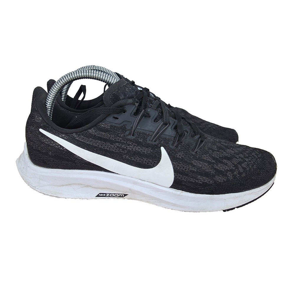 Nike Air Zoom Pegasus 36 Running Shoes Womens 9 Black White Sneakers AQ2210-004